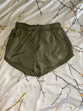 Nike Women’s Olive Green Athletic Running Shorts